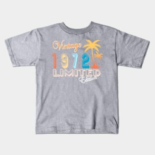 Vintage generation 1972 Numero 50 Regalo de cumpleaños Kids T-Shirt